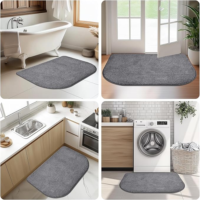 Dog Doormat 32" x 47" / 80cm x 120cm, Washable Kitchen Rug, Non-Slip Kitchen Floor Mat, Absorbent Indoor Entryway Rug for Laundry Room, Bathroom, Bedroom